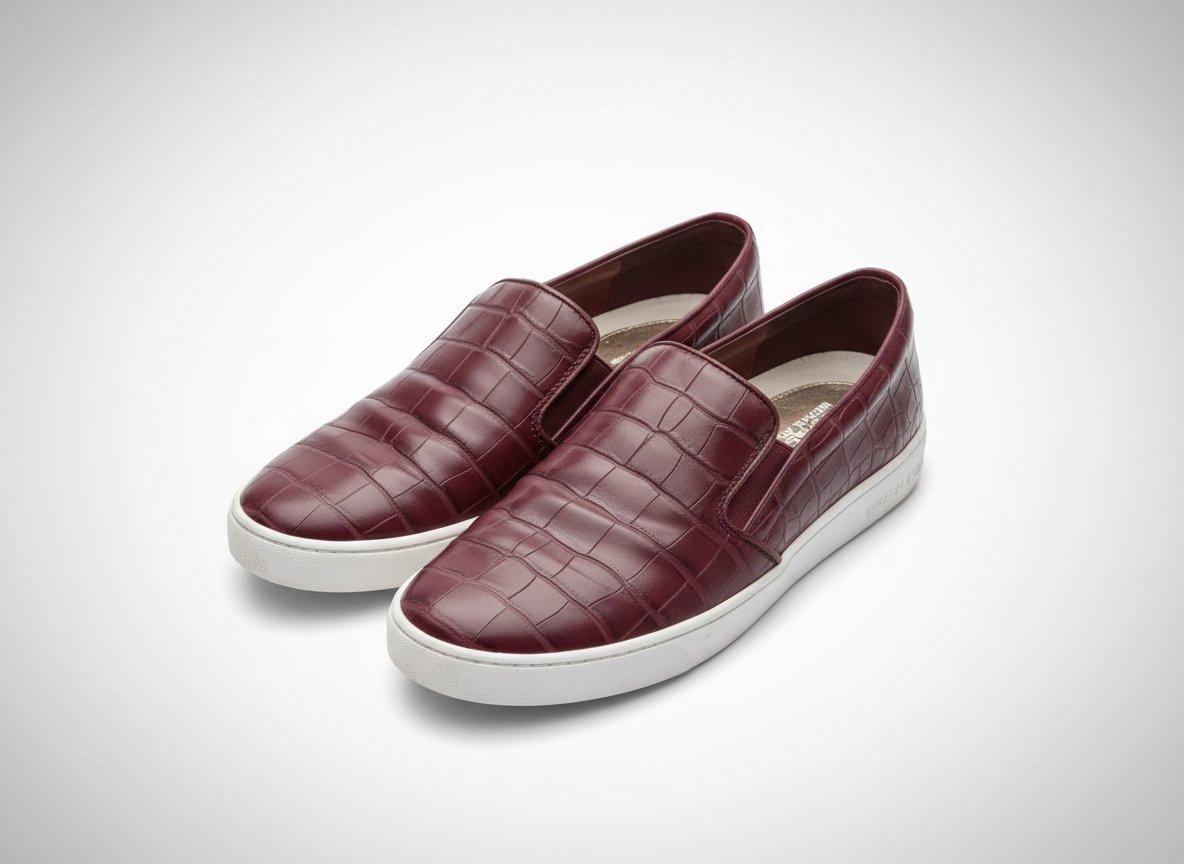 Ballerines burgundy MK