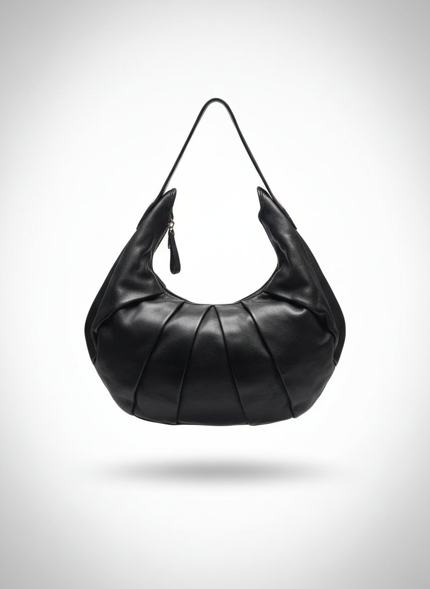 Sac cuir anne klein forme lune
