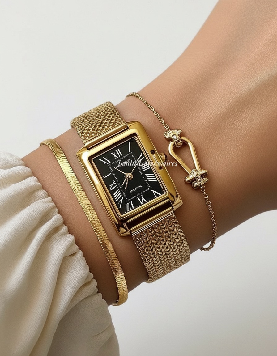 Montre avec 2 accessoires 