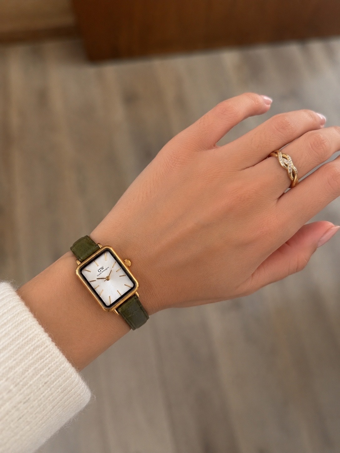 Montre DW vert militaire