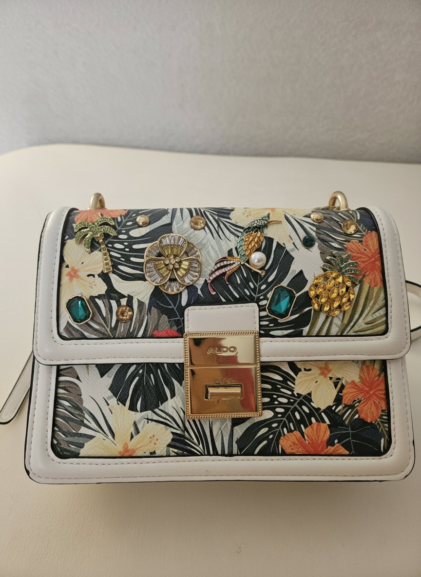 Sac bandoulière multicolore