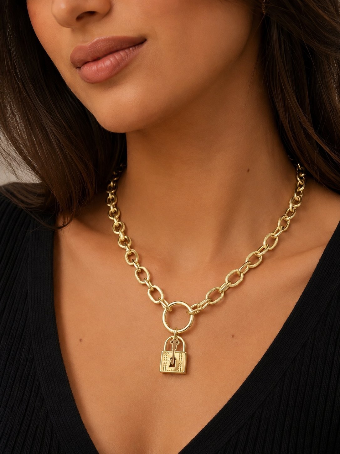 Collier plaqué de la marque caron