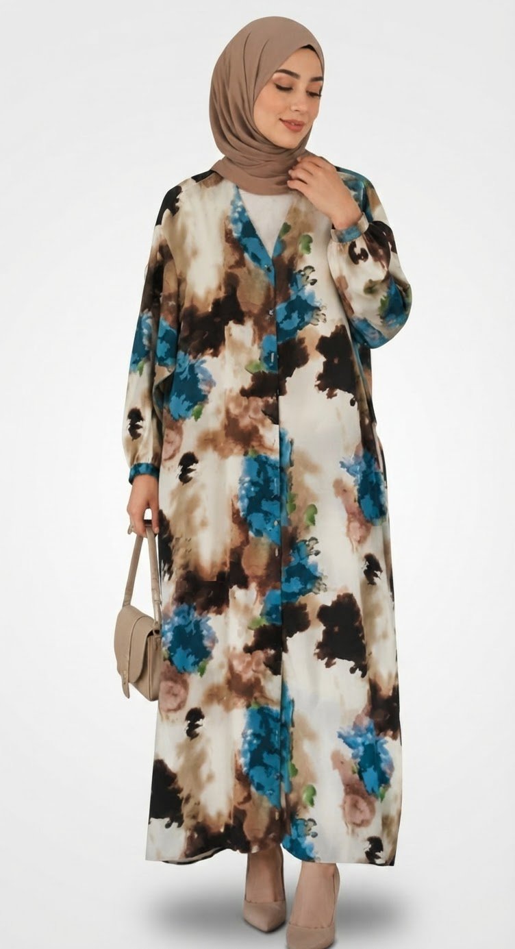 Robe chemise longue 