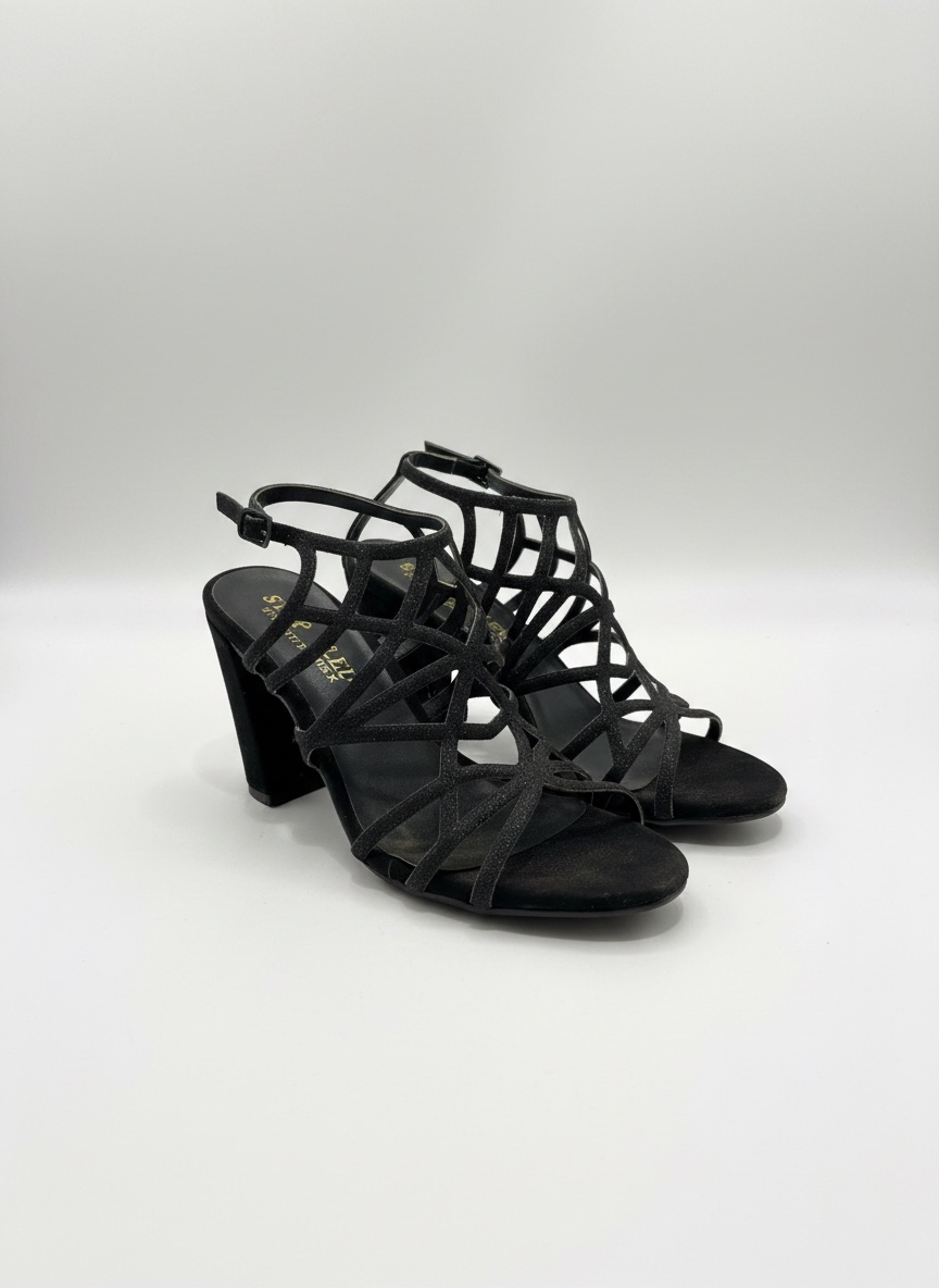 Talon bling bling noir taille 36