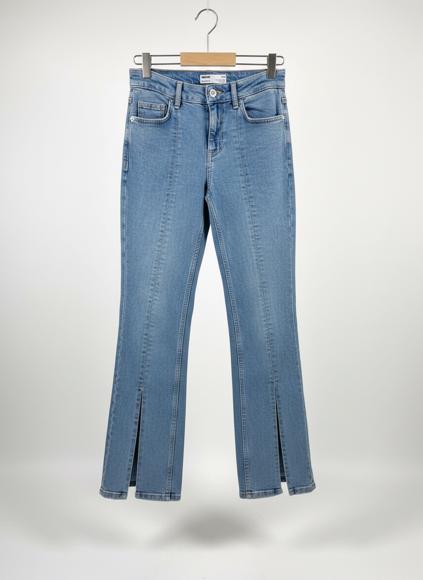 Jean bleu Bershka pattes d’éléphants taille 34