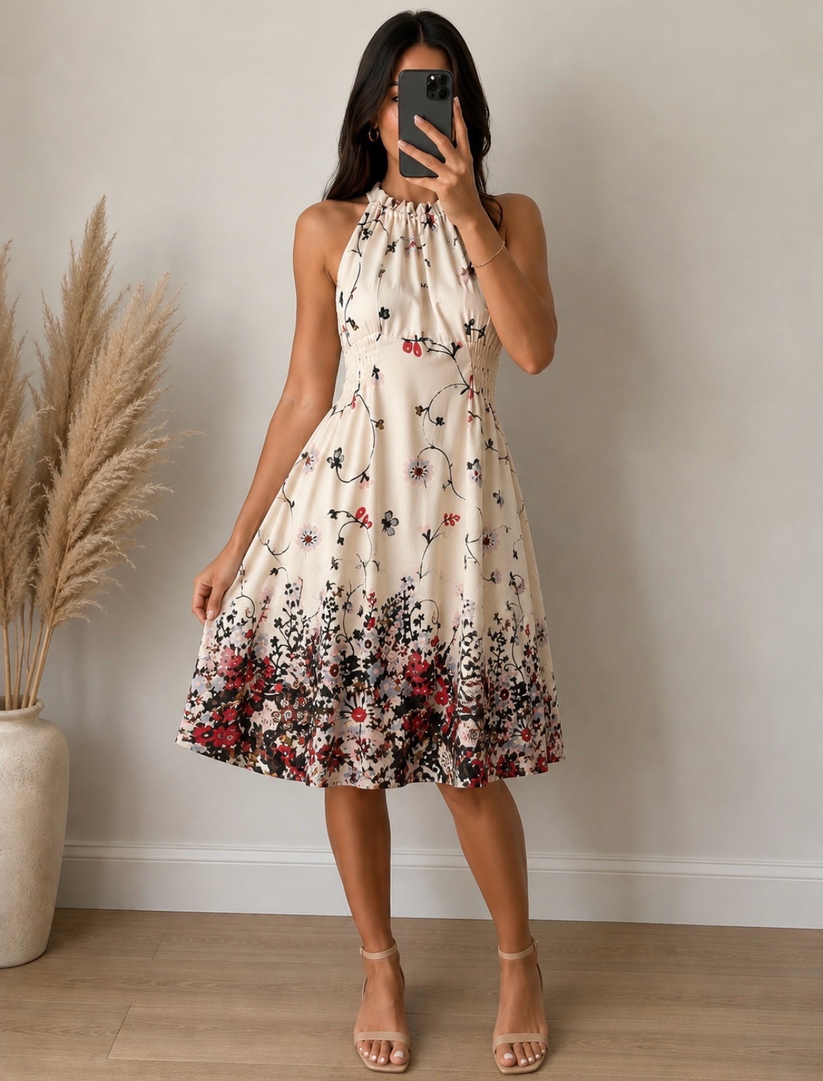 🌸 Robe fluide à imprimé floral 🌸