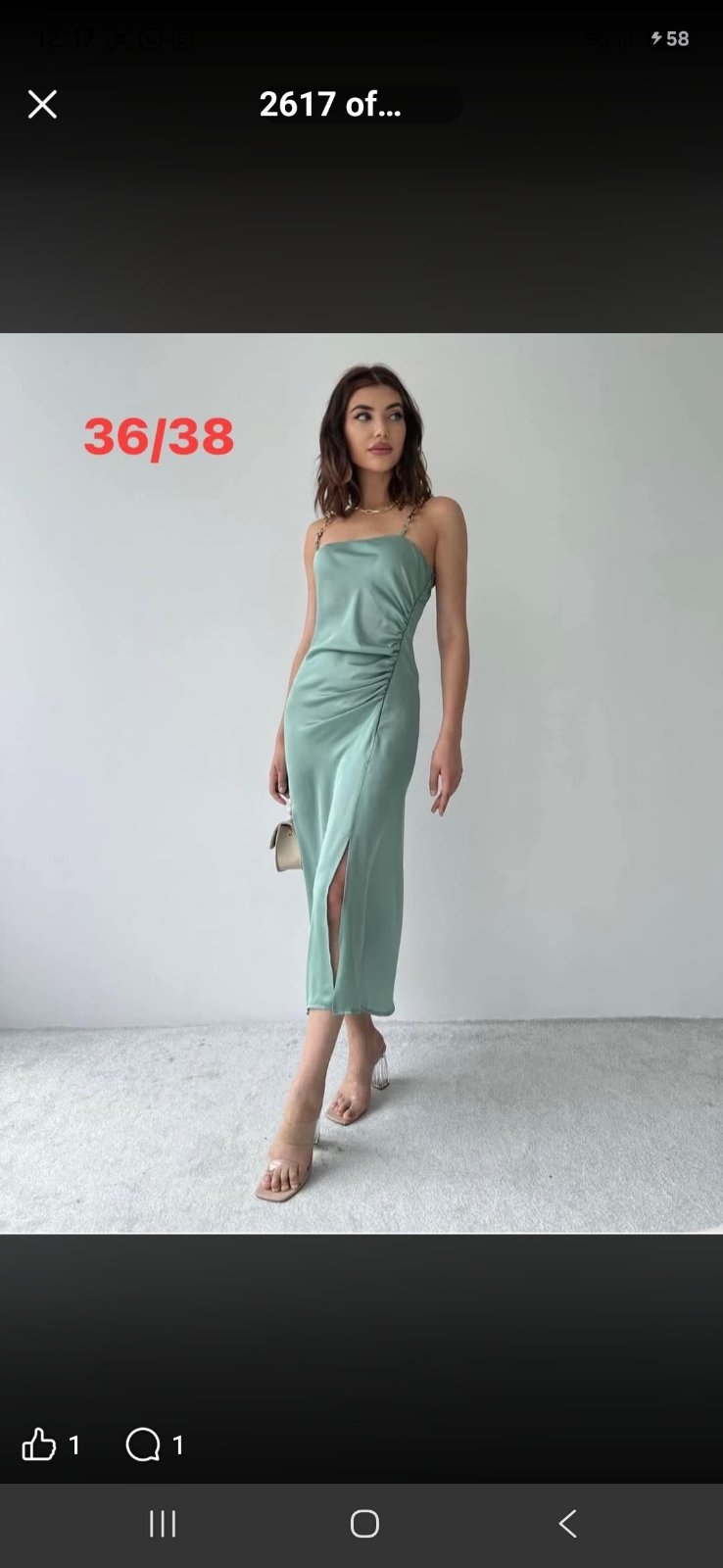 Robe satiné 