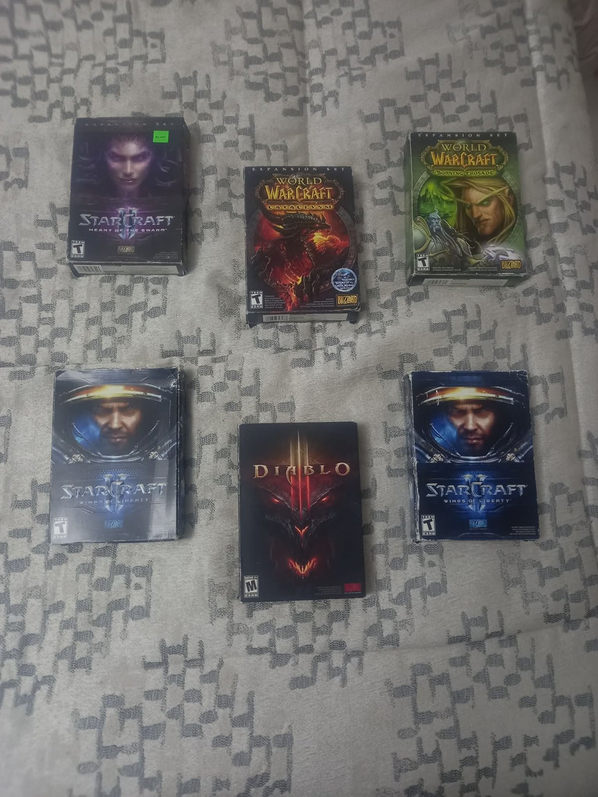  Lot Blizzard – StarCraft / Diablo / World of Warcraft idéal pour collectionneur 🎮