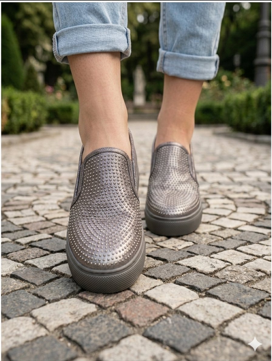 SLIP ON BENCH. BLING BLING