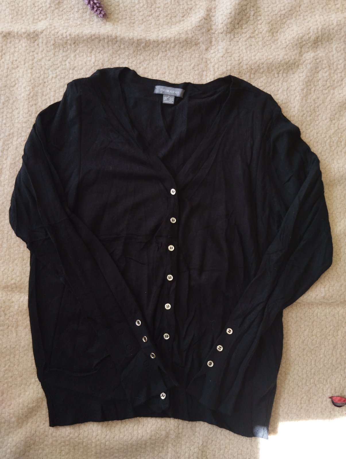 Gilet noir primark a boutons dorèes