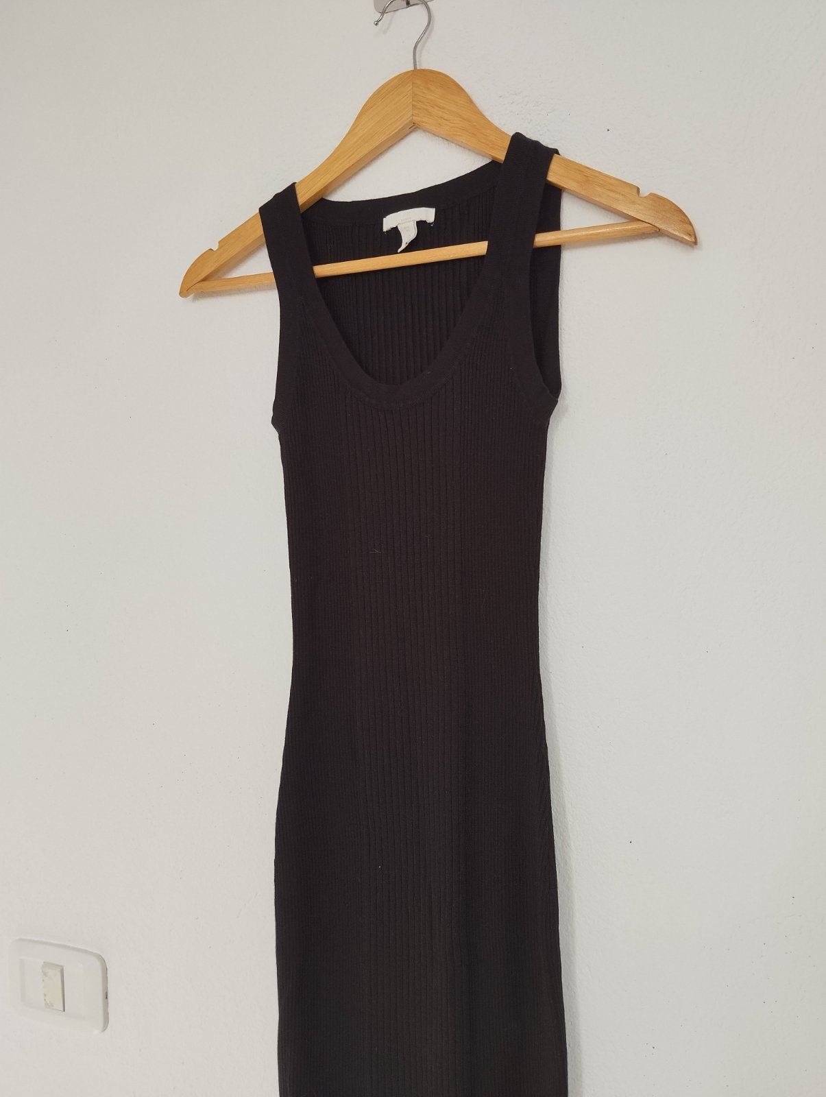 Robe noir h&m moulante ... Xs .. s ..