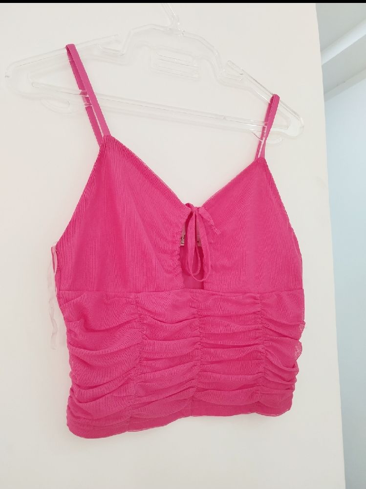 Top rose fushia ajustable 