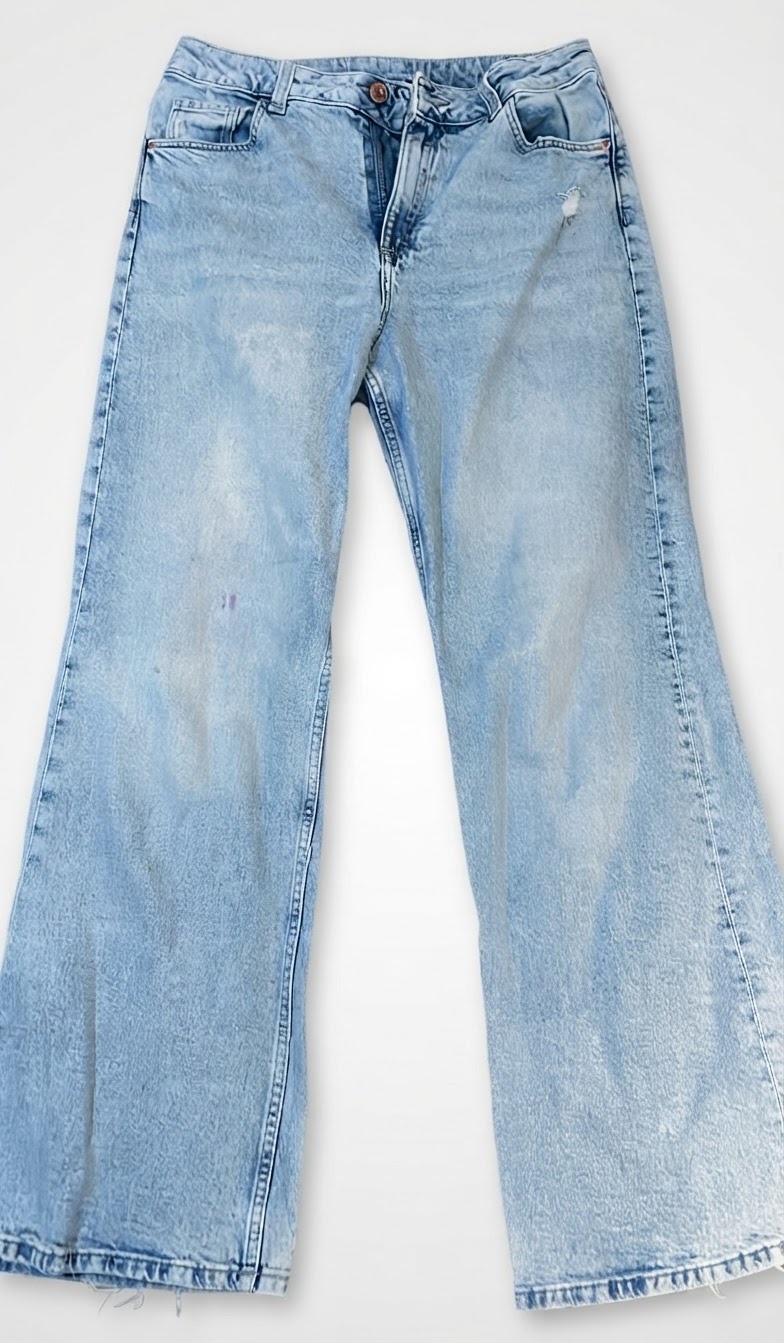 Jean straight leg bleu (h&m)