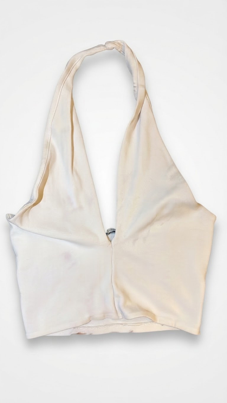 Crop top blanc (zara)