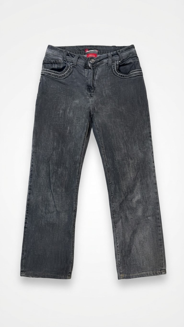 Jean noir délavé(washed)