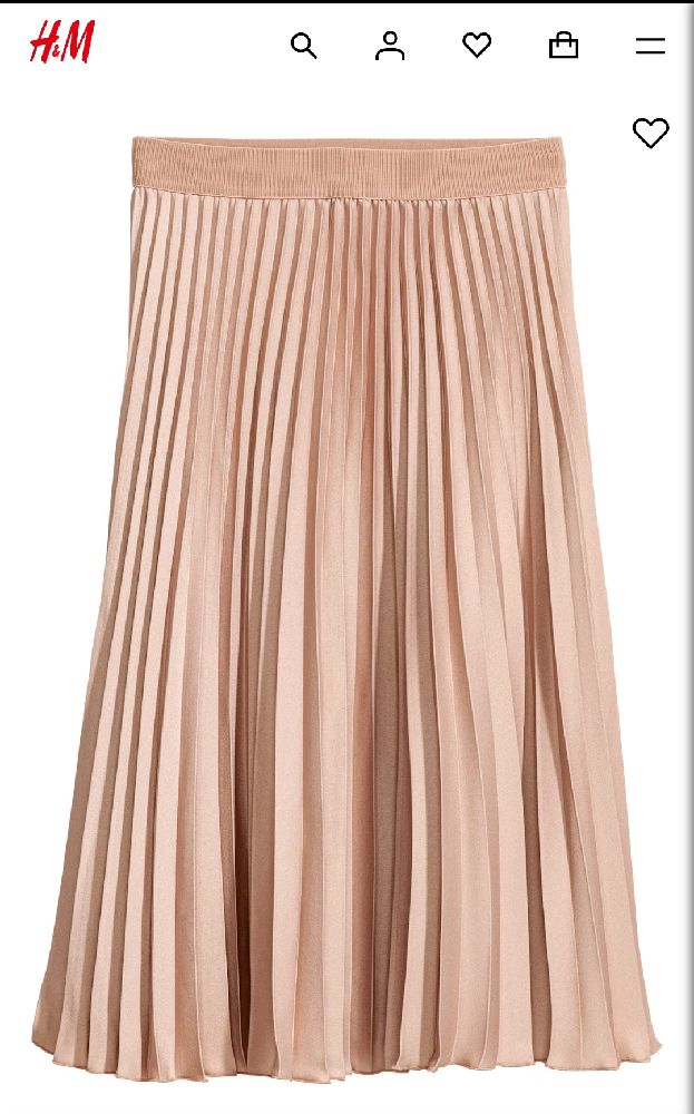 Jupe plissée h&m