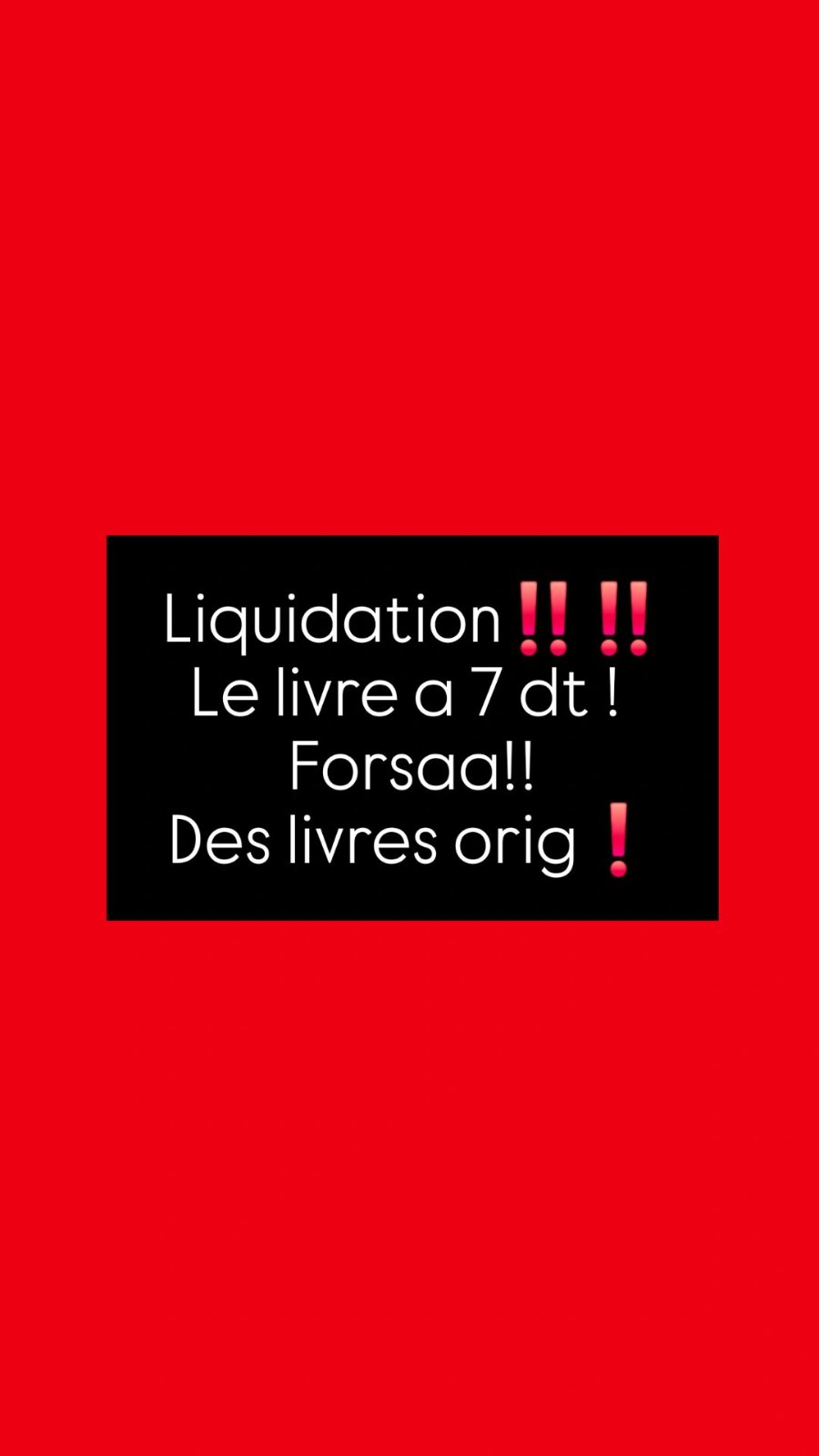 Liquidation!! Minimun books required:3