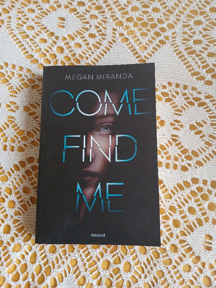 Livre en français ! " come find me" importe de france