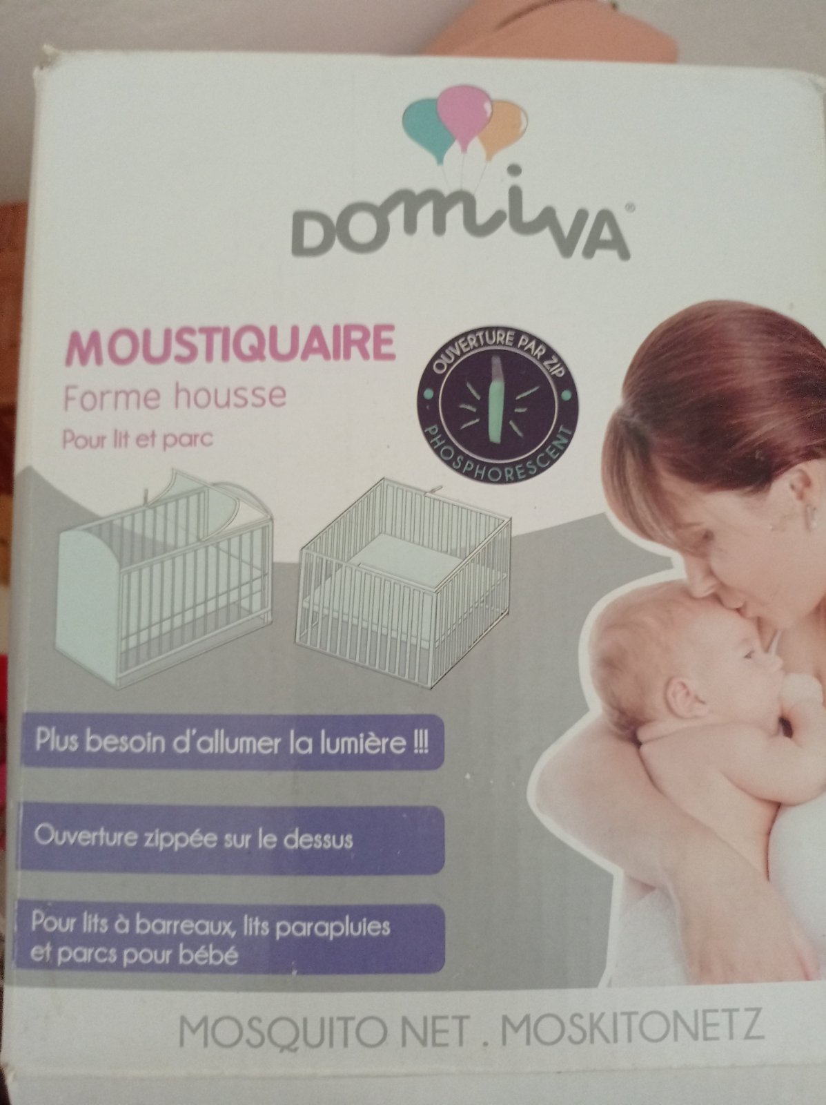 Moustiquaire lit bébé 