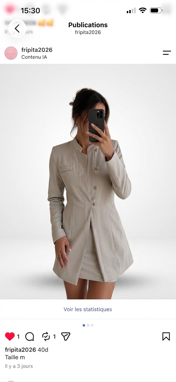 Blazer robe 
