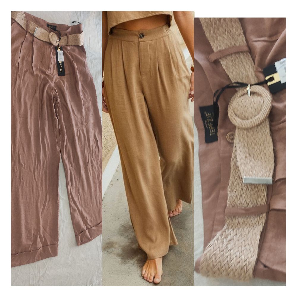 pantalon large a la mode 
