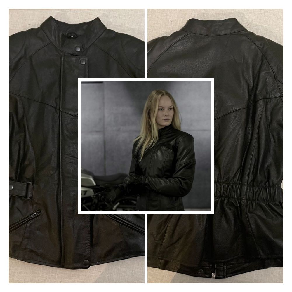 Veste motard 100% cuir