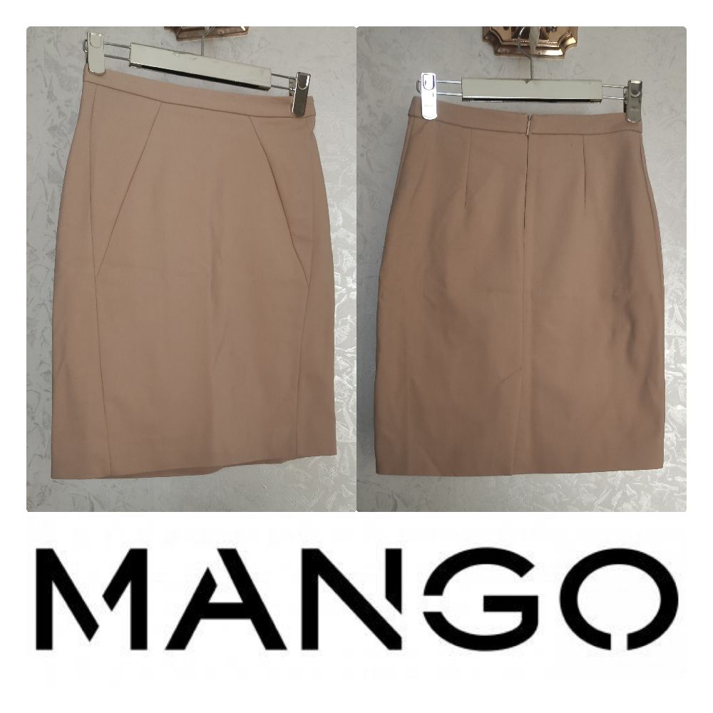 jupe taille haute mango