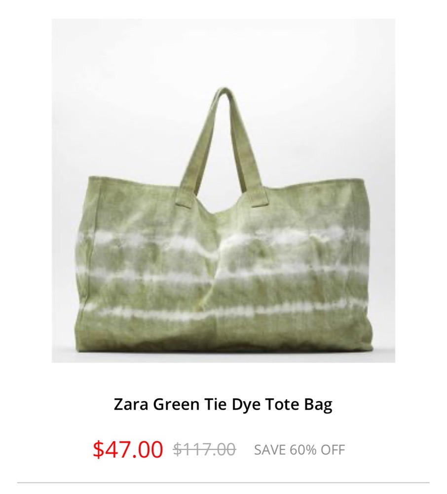 Grand tote bag zara 