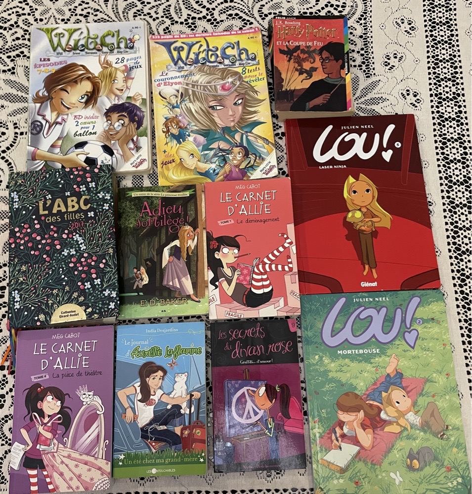 collection de livres au prix d'un