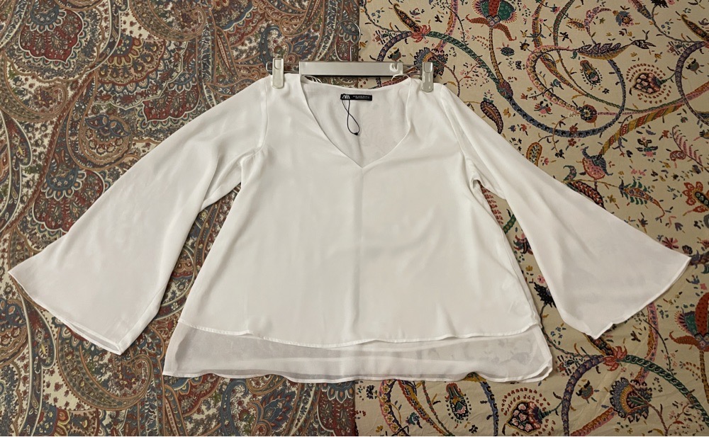 blouse blanche zara