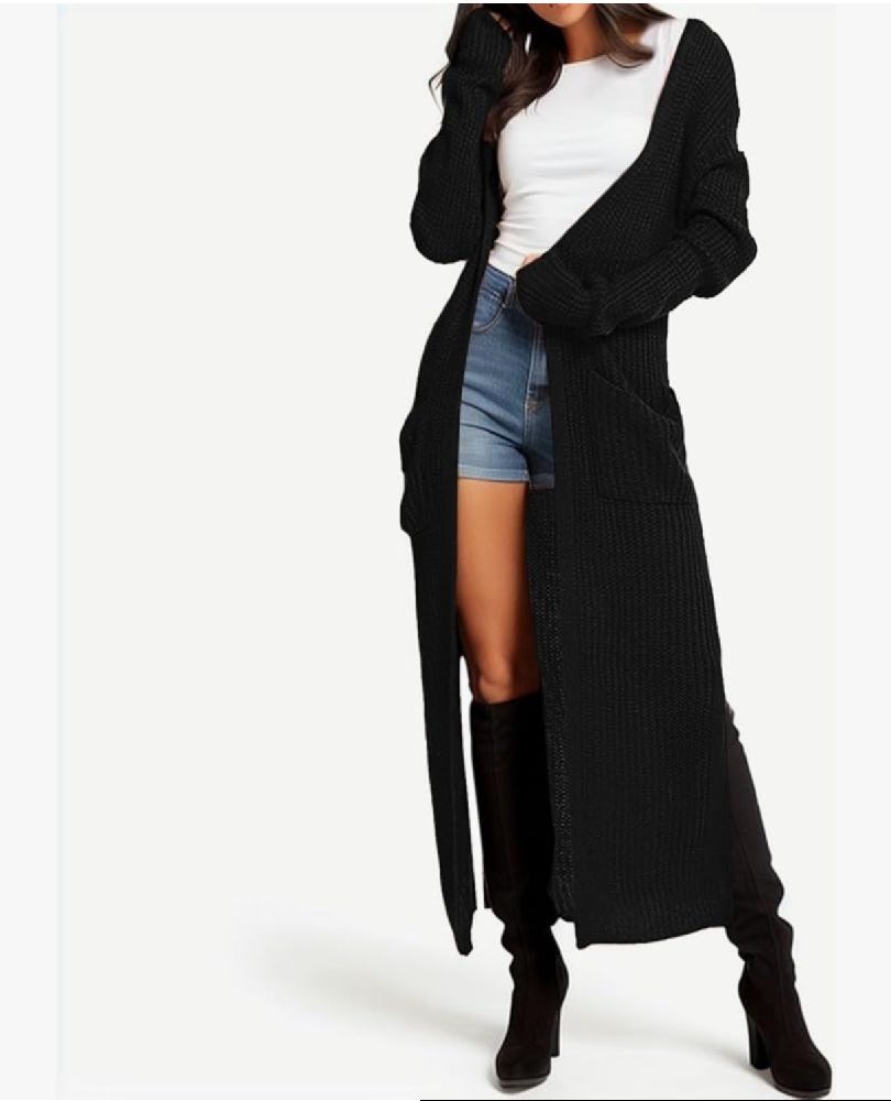 Maxi gilet en laine