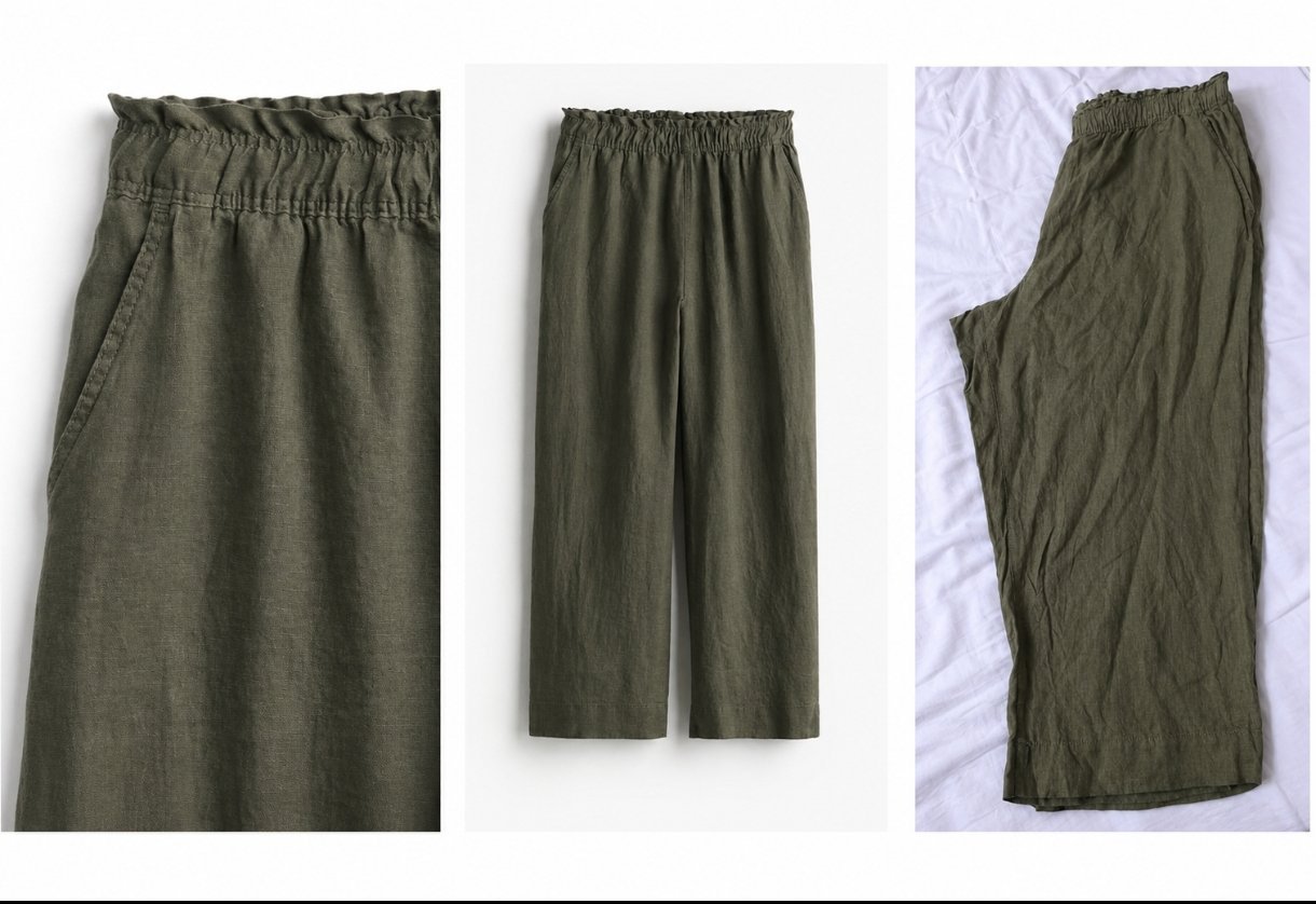 Pantalon lin h&m