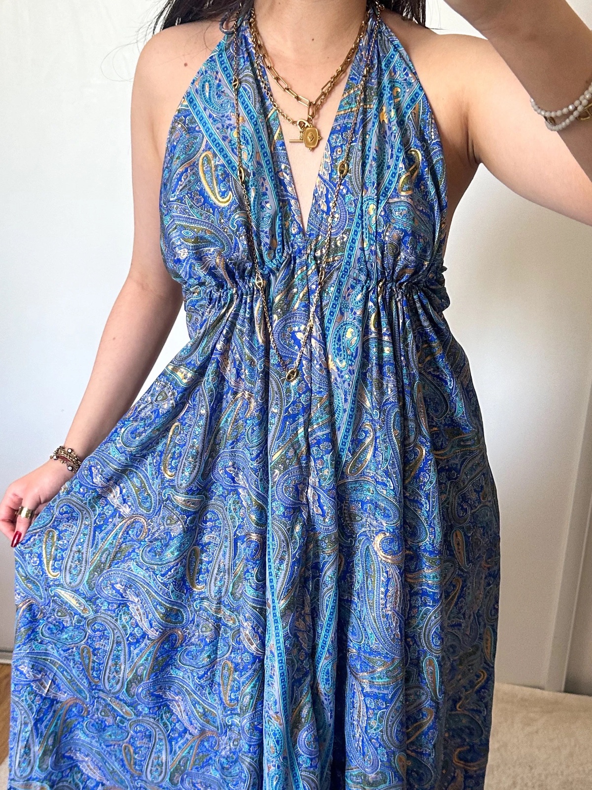 Robe longue Bohème – 100% Art Silk