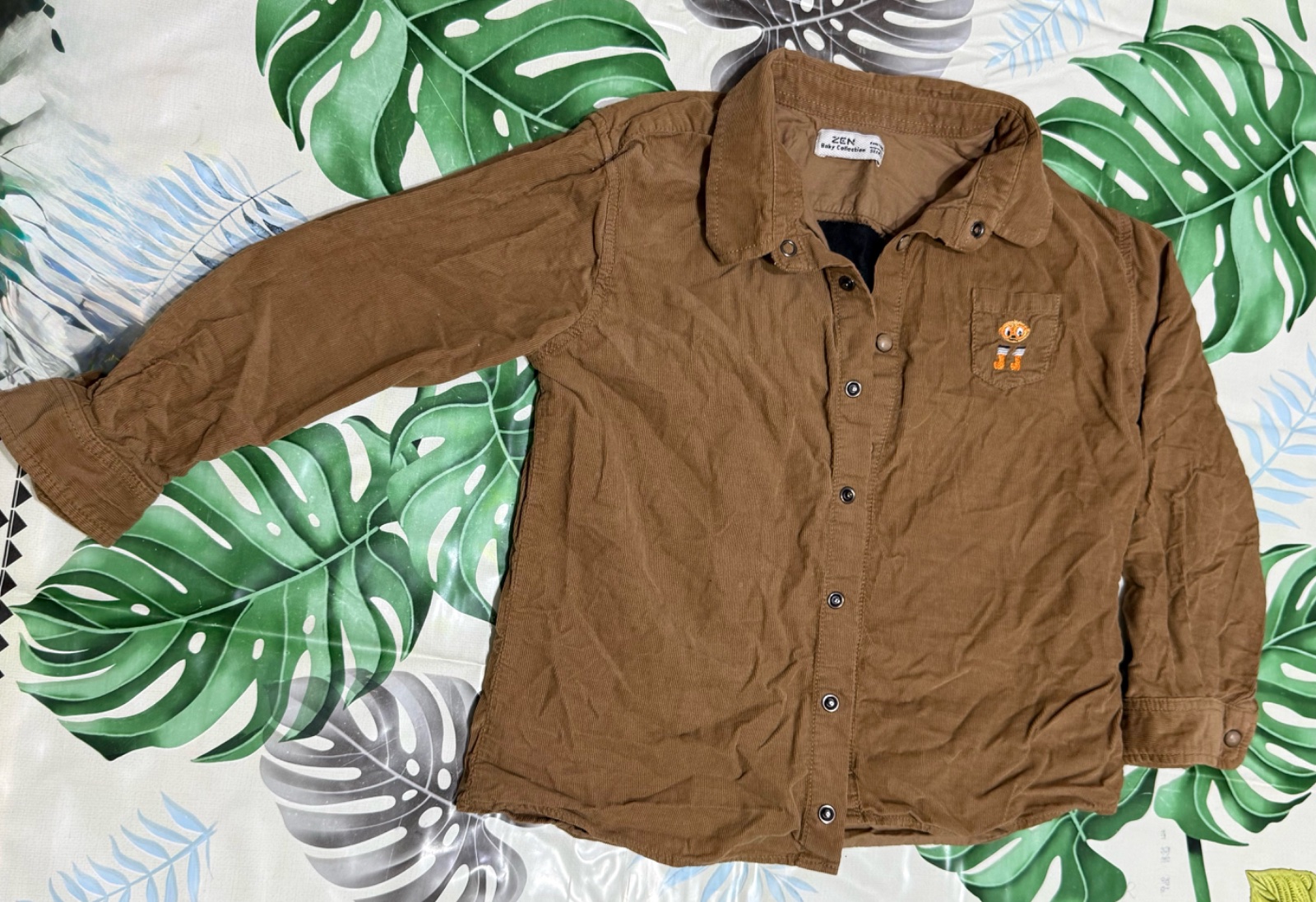 Chemise garçon daim Zen