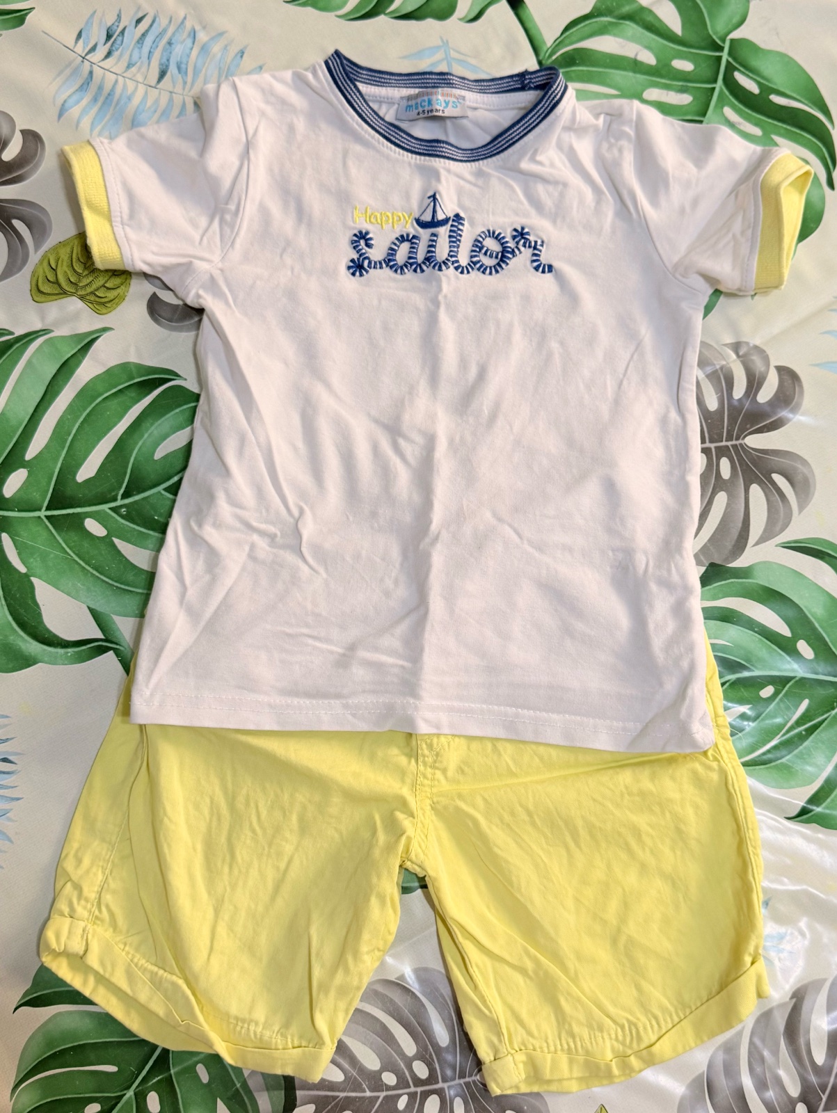 Tenue garçon été 4-5 ans