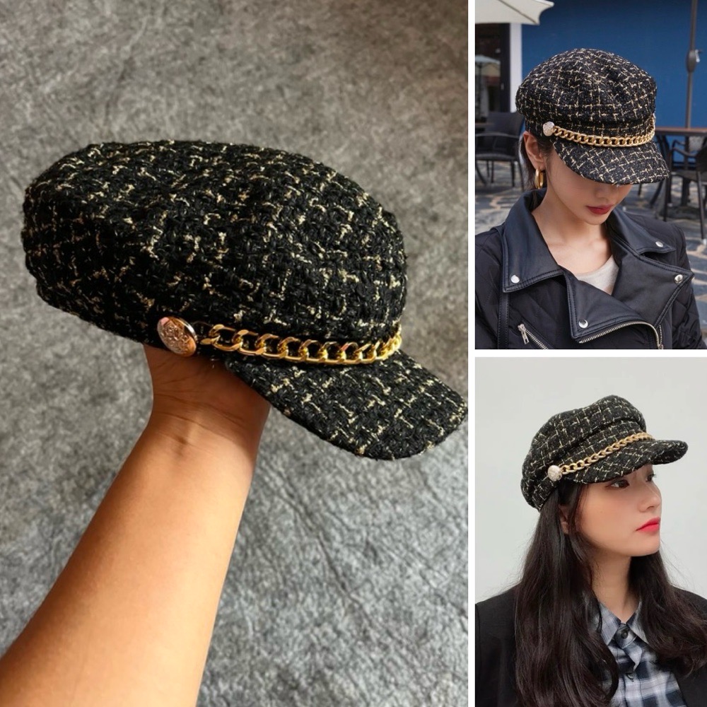 tweed cap