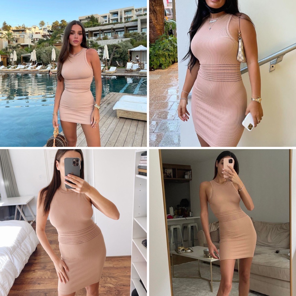 zara seamless nude dress