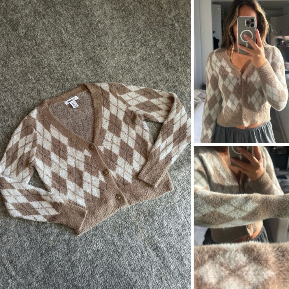 Fuzzy cardigan