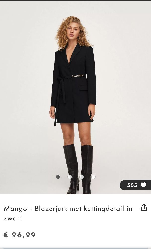 Robe blazer mango