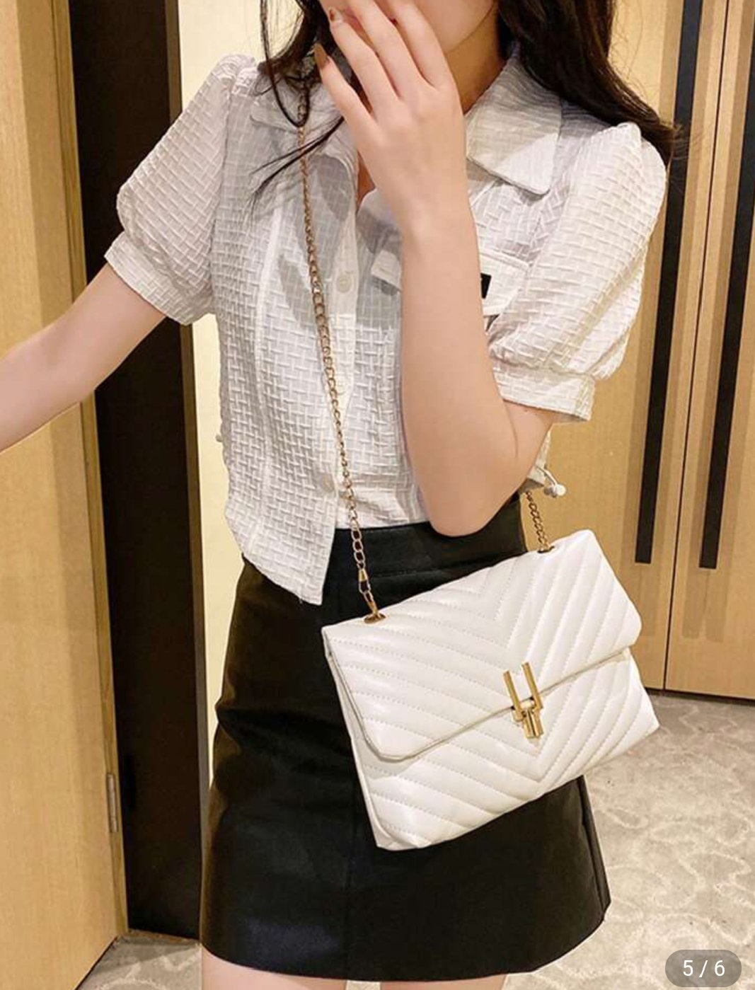 Sac bandoulière blanc shein  avec le plus bas prix en Tunisie 
