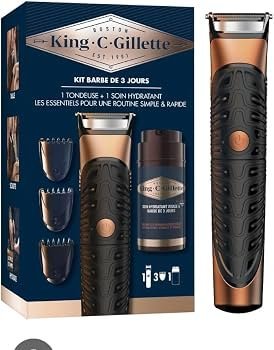  Kit Barbe de 3 Jours King C. Gillette importé de la France 