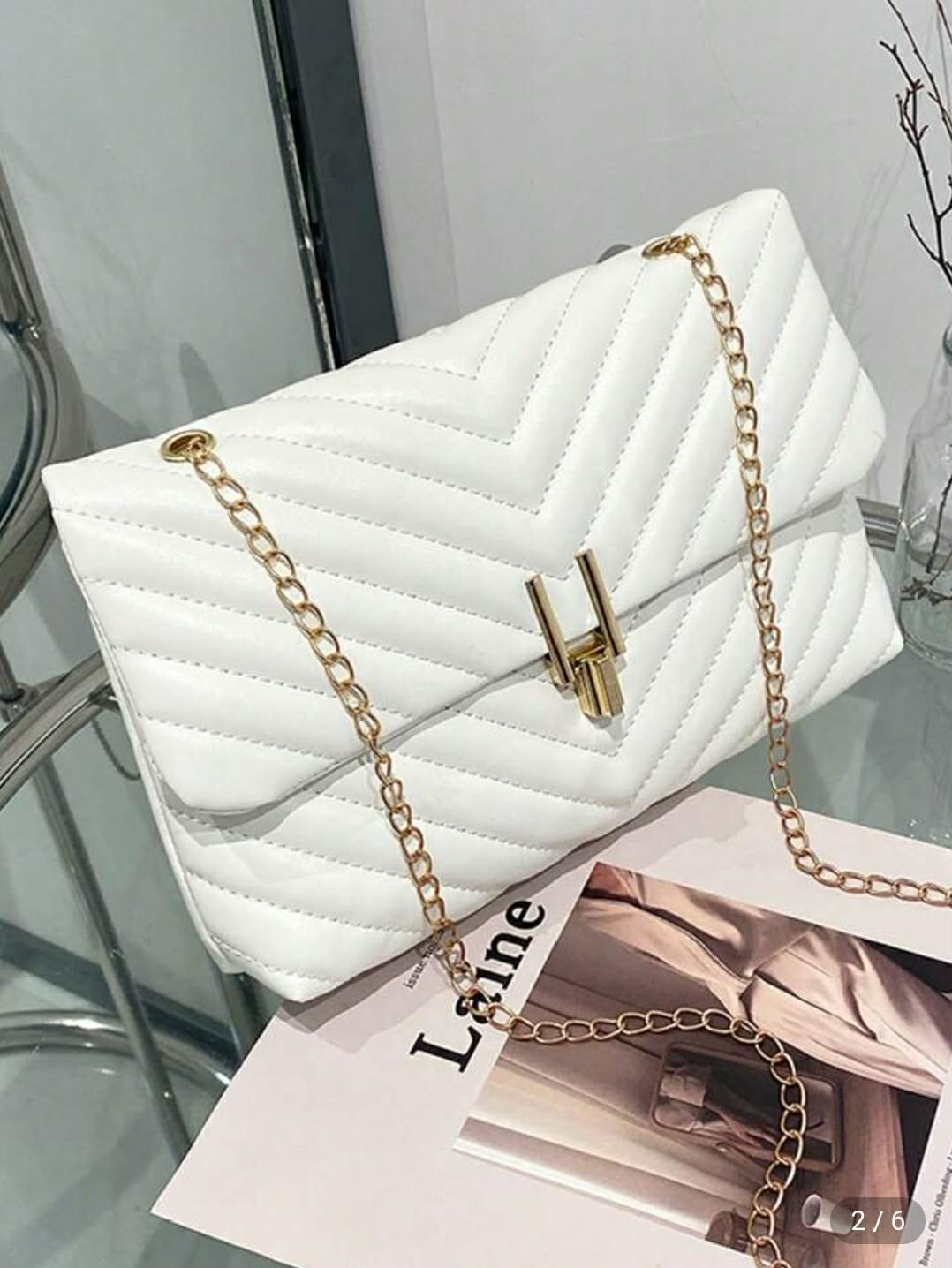 Sac blanc tendance shein 