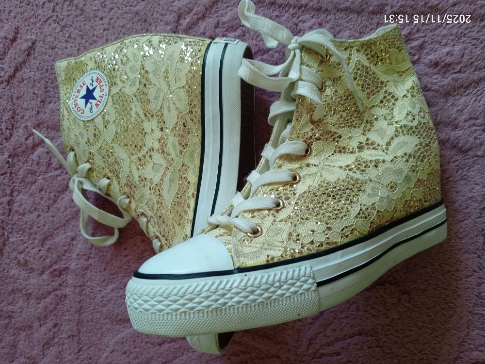 Converse authentique compensé acheté chez gogo shoes pointure 41