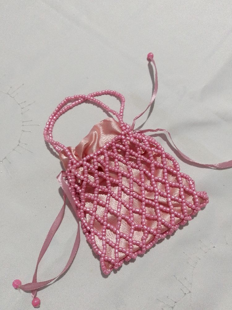 Sac perle rose