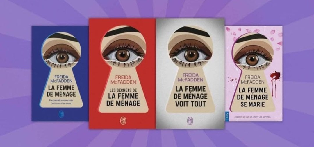 Les 4 livres de la saga femme de menage