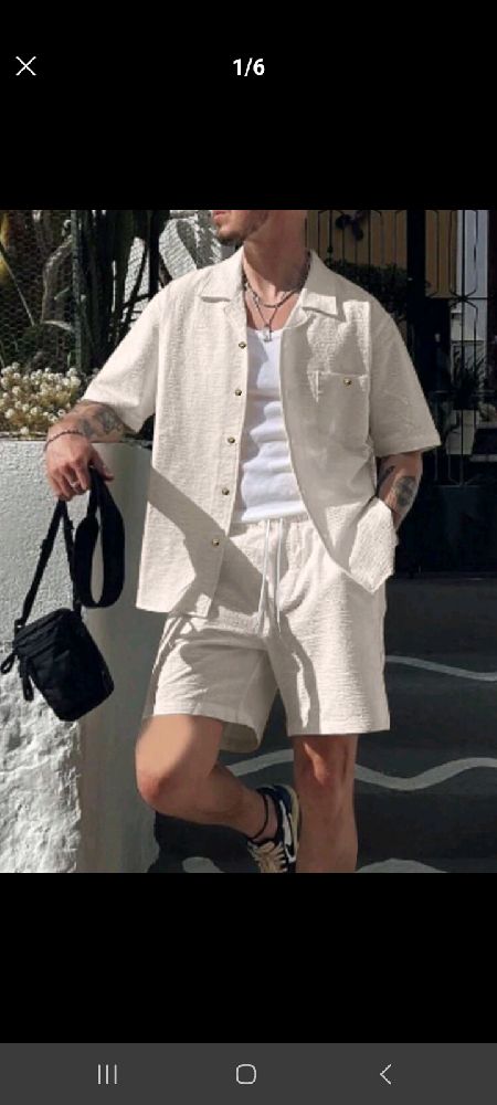 Ensemble en lin pour pour homme
