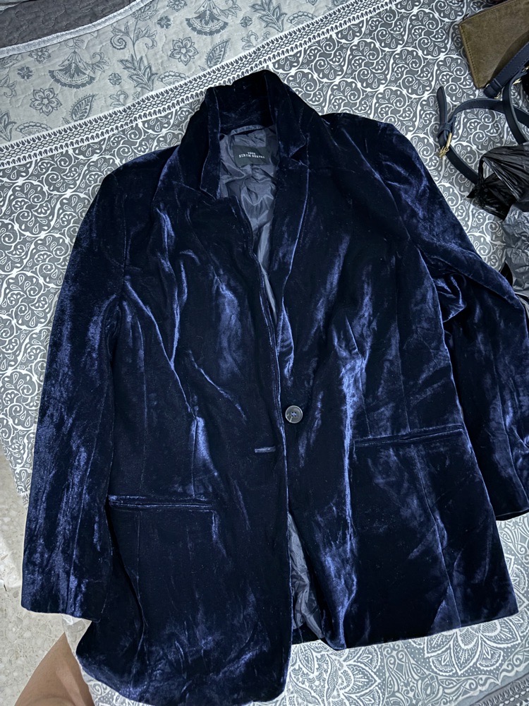Blazer velours 