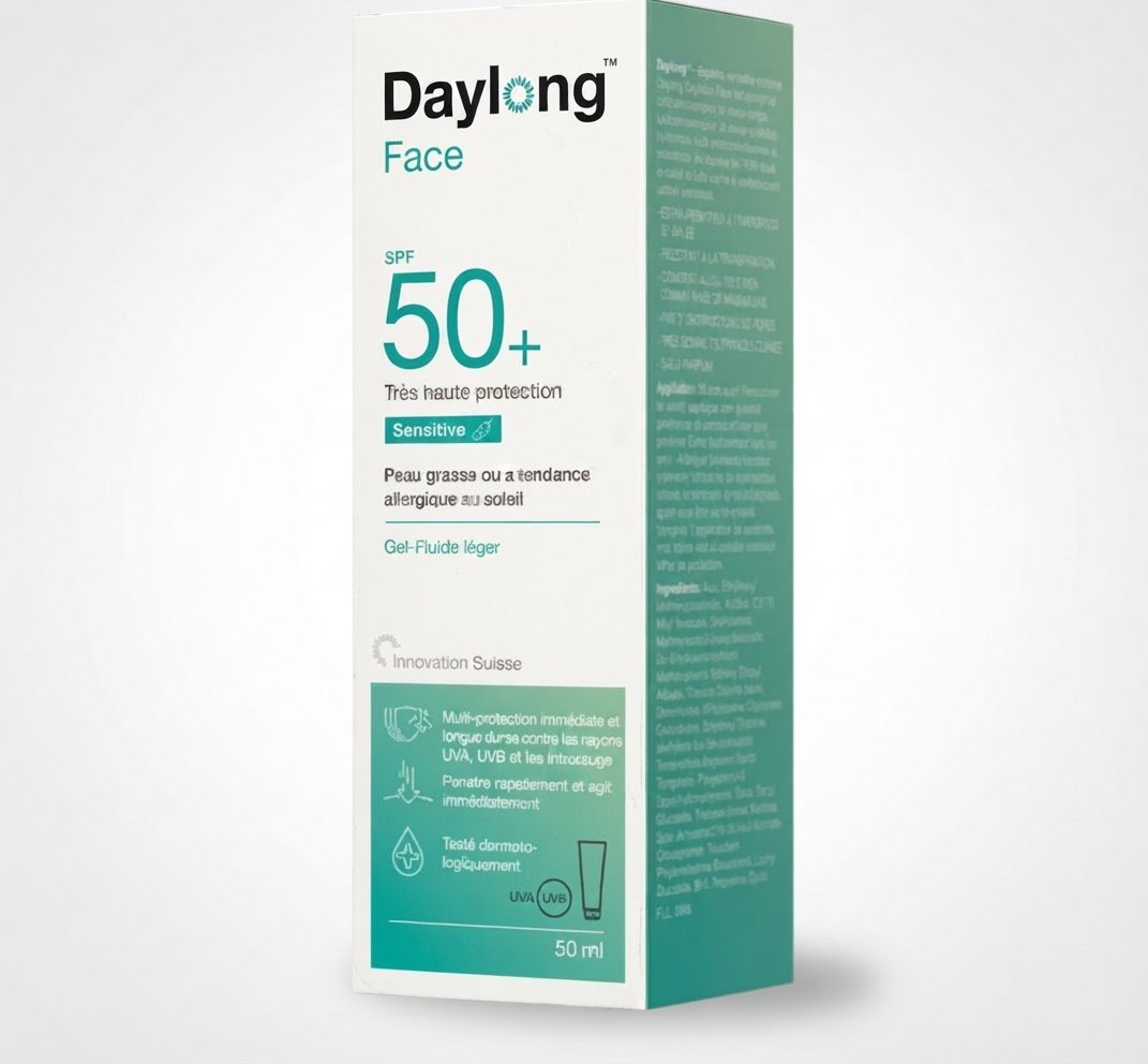 Daylong ecran protection solaire spf50 texure gel pour peaux mixte à grasse 