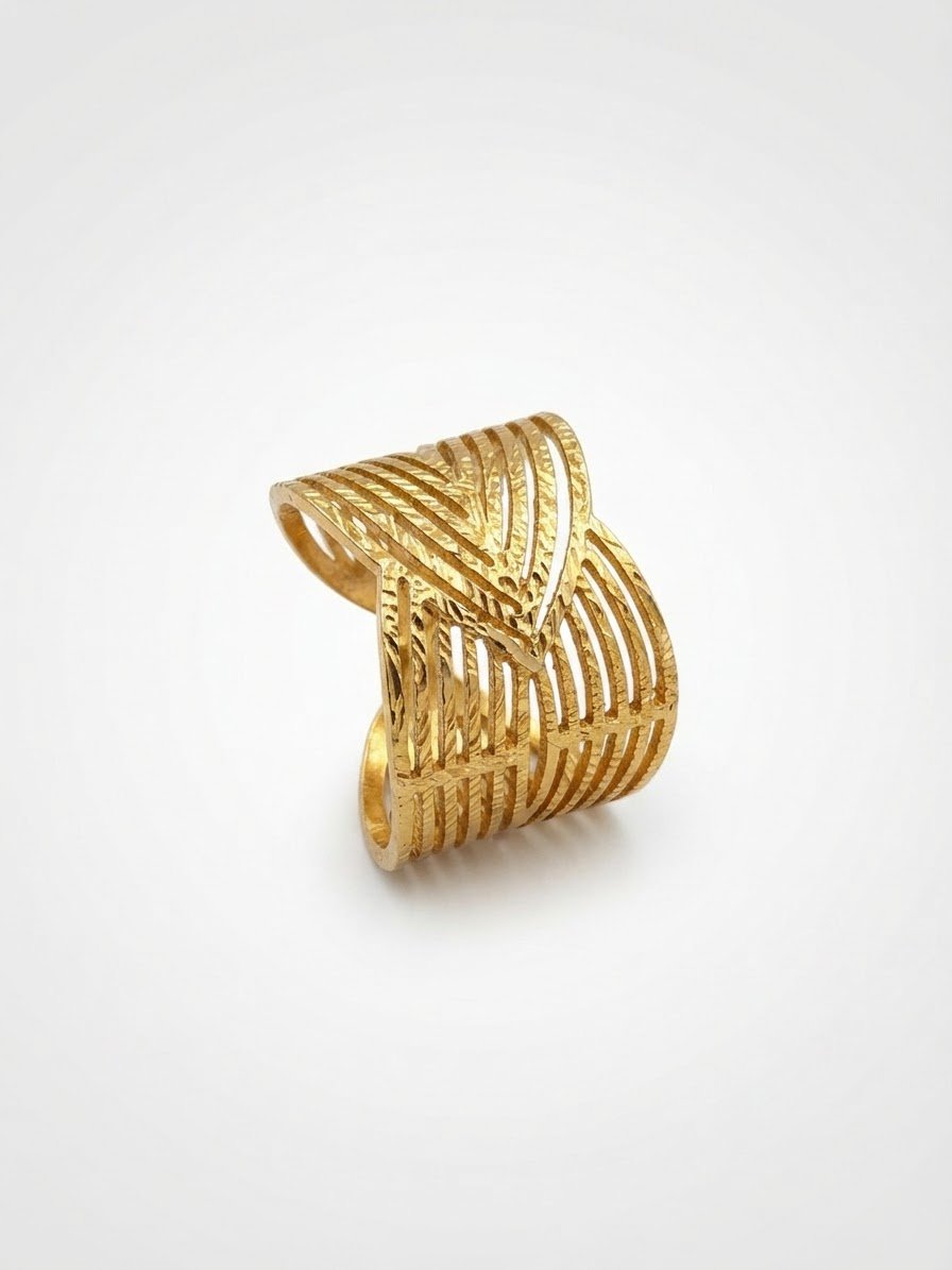 Bague dorée 