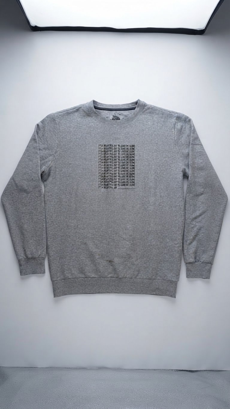 Pull crewneck HA gris